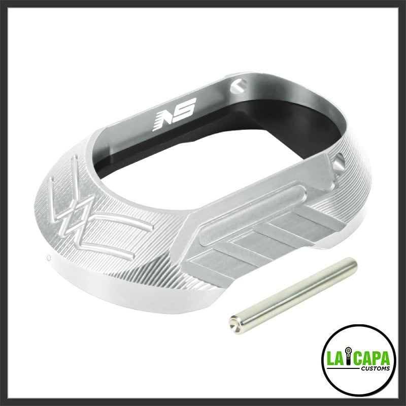 CNC Aluminum Magwell - Silver