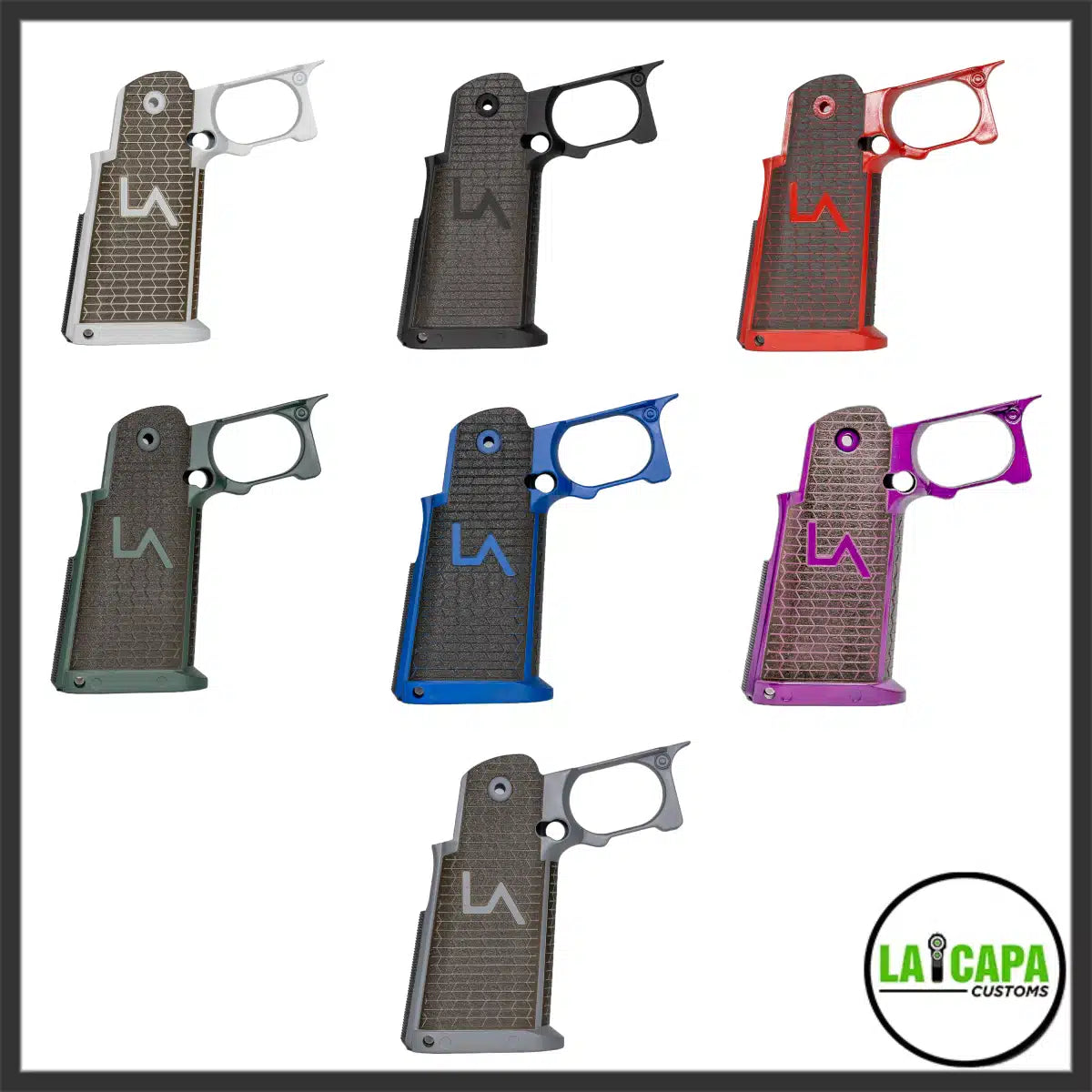 CY Capa Customs "Void Pattern" Colored Stippled Grip