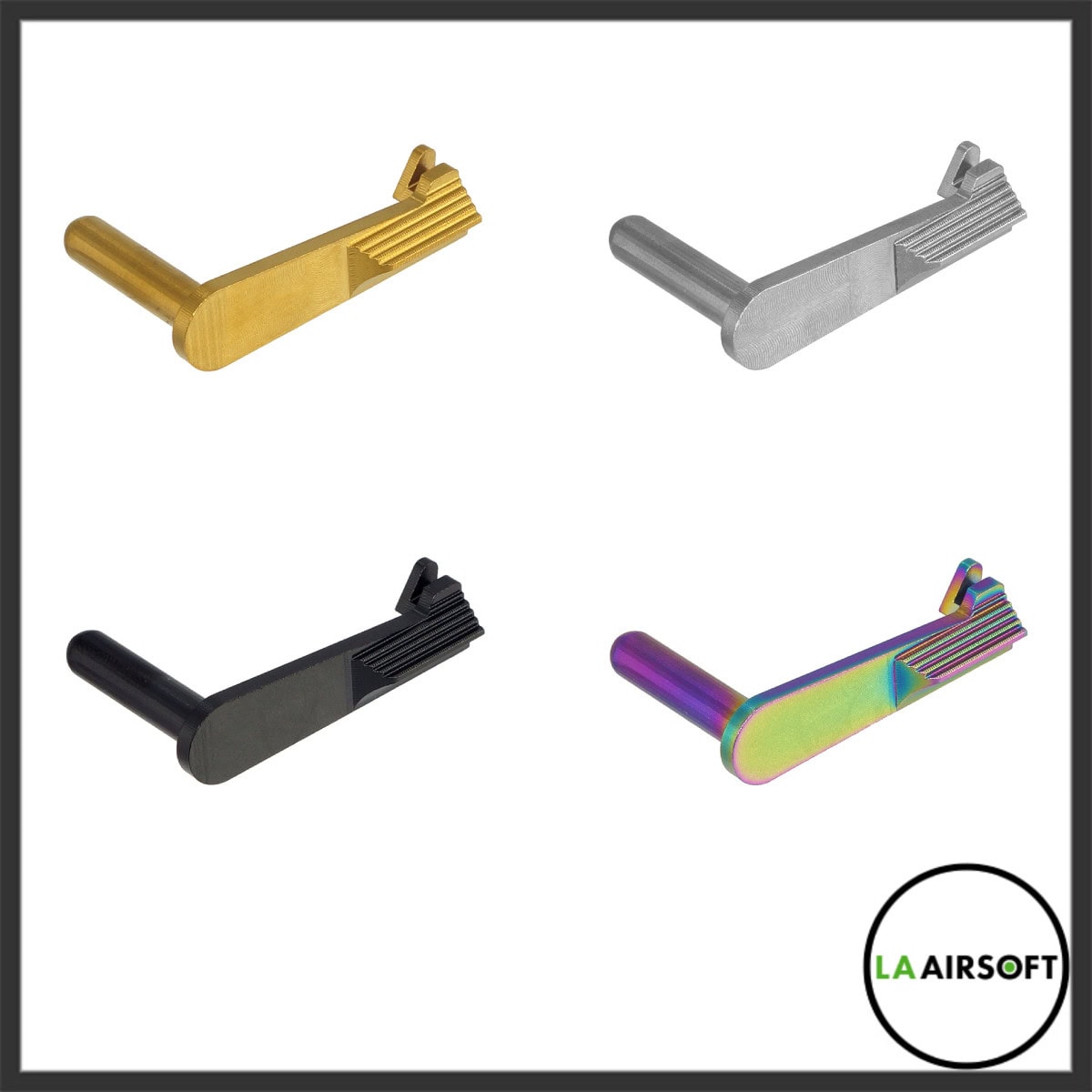 CowCow Stainless Steel Slide Stop For Hi Capa