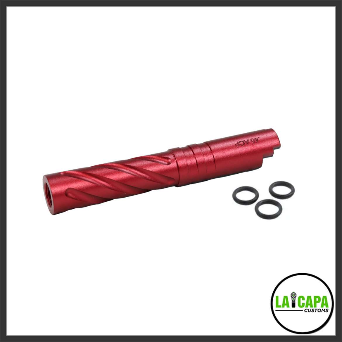 LA Capa Customs 4.3 Tornado Outer Barrel - Red