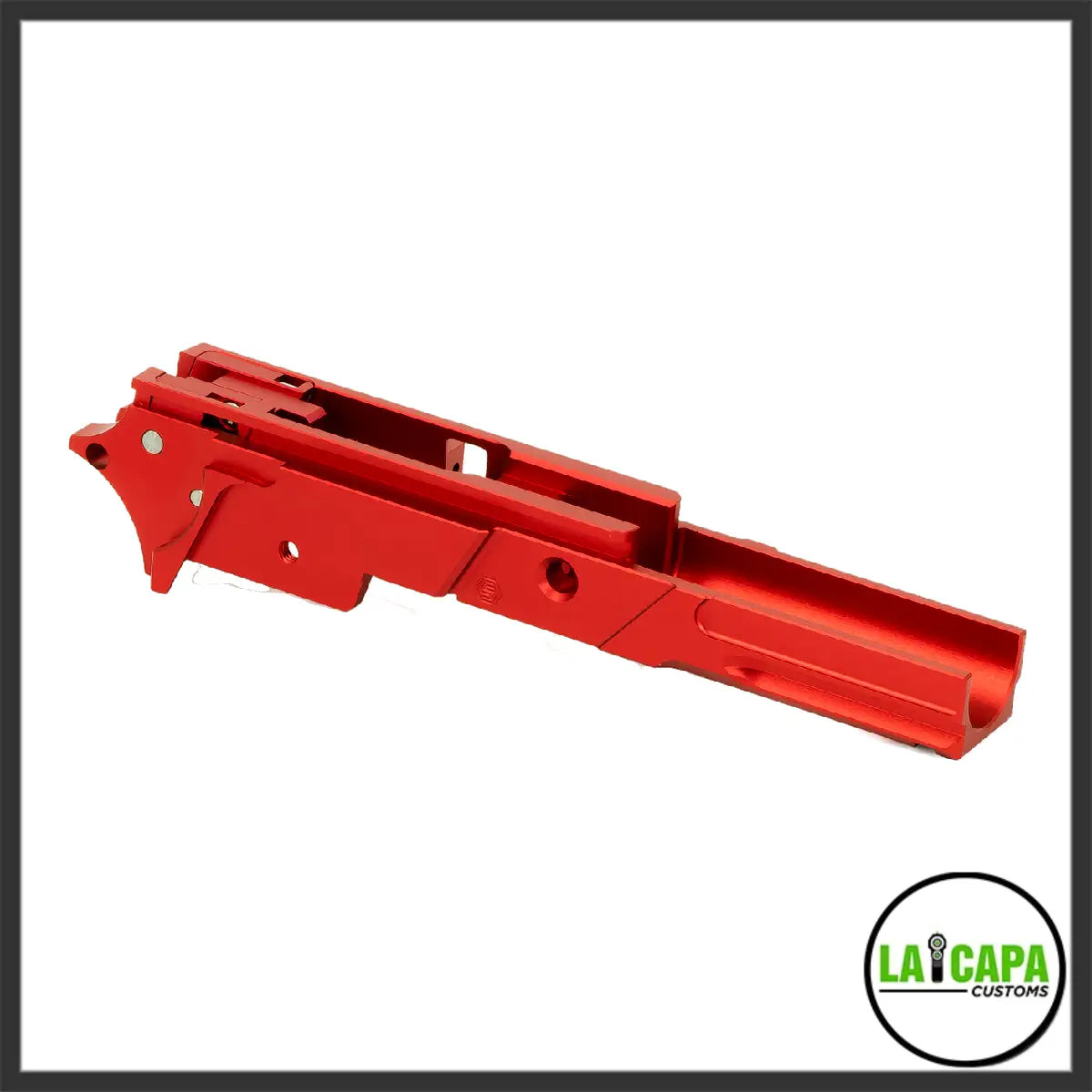 EDGE Custom _STRAT_ 3.9 inch Alum Frame - red