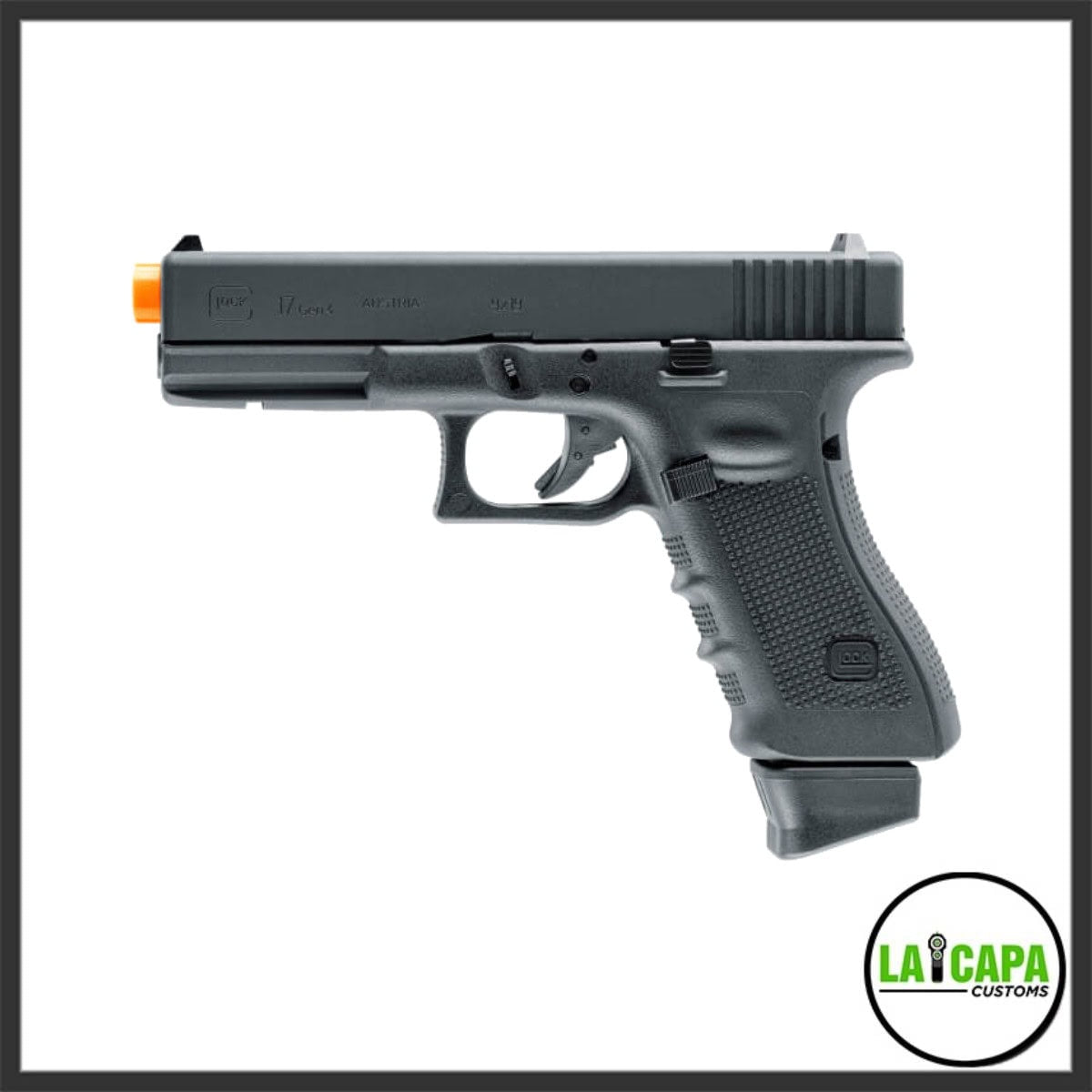 GLOCK 17 Gen.4 ブラック ()ガスガン Glock G17 CO2 Blowback Airsoft Pistol, Black | Gen 4