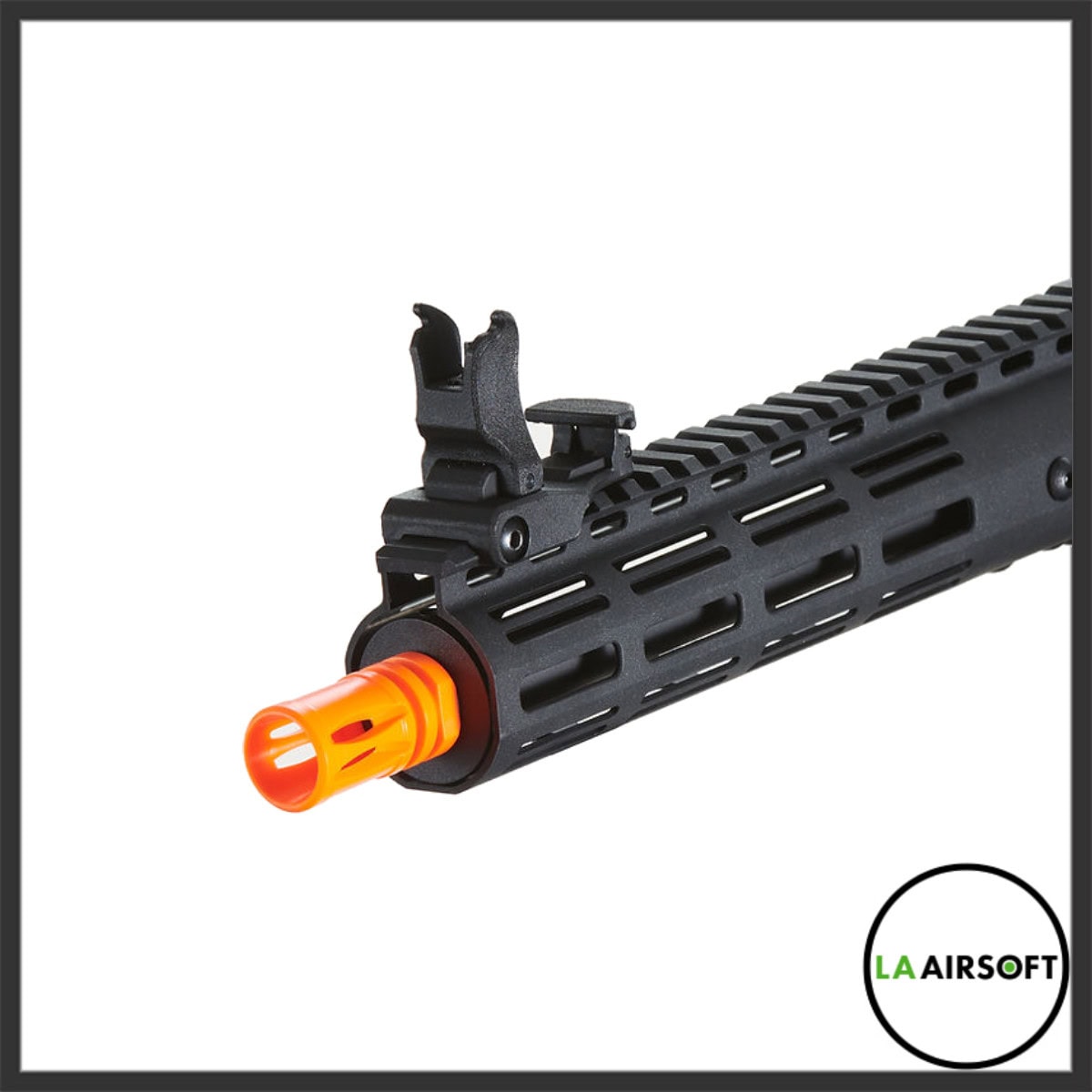 Lancer Tactical Gen 3 Archon 9" M-LOK Airsoft AEG Rifle w/ Delta Stock (Black/Gold)