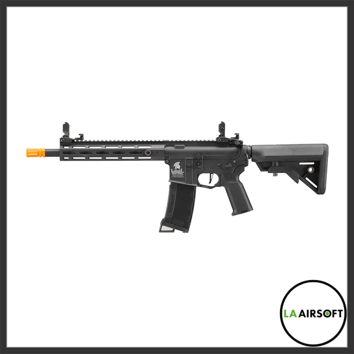 Lancer Tactical Gen 3 Hellion M-LOK 10" Airsoft AEG Rifle (Black)