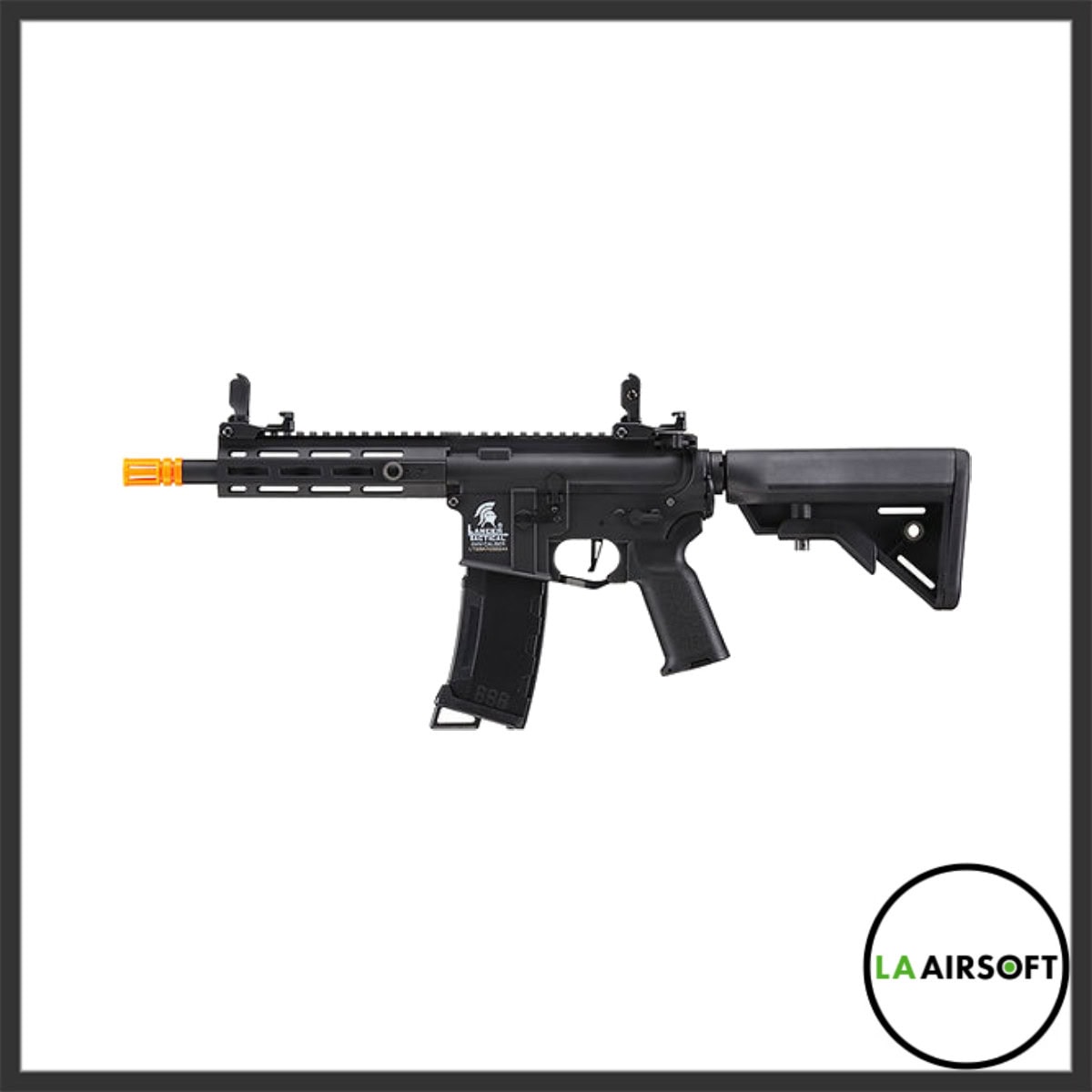 Lancer Tactical Gen 3 Hellion M-LOK 7" Airsoft AEG Rifle (Black)