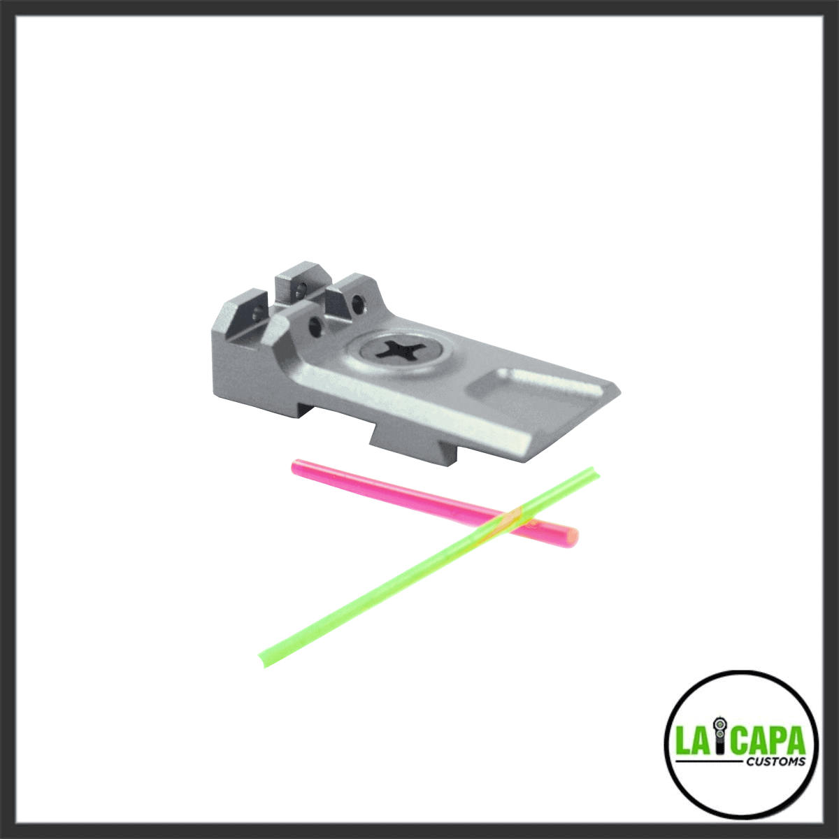 LA Capa Customs Lightweight Rear Sight - Grey