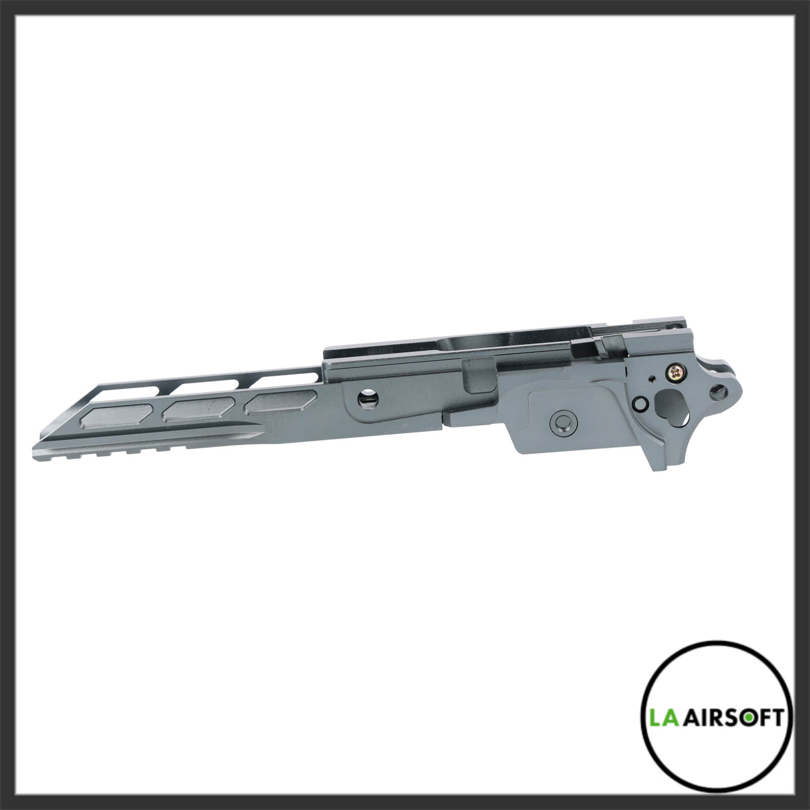 *NEW* LA Capa Customs Aluminum V3 Competition Frame (Cutout Version) GREY 1