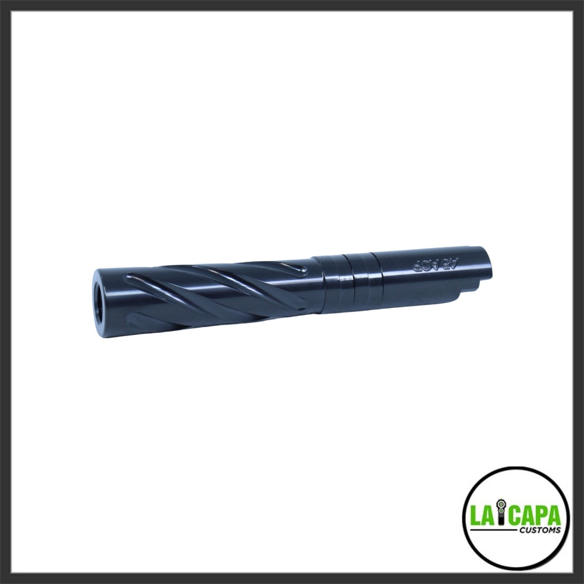 LA Capa Customs 4.3 Outer Barrel - black chrome