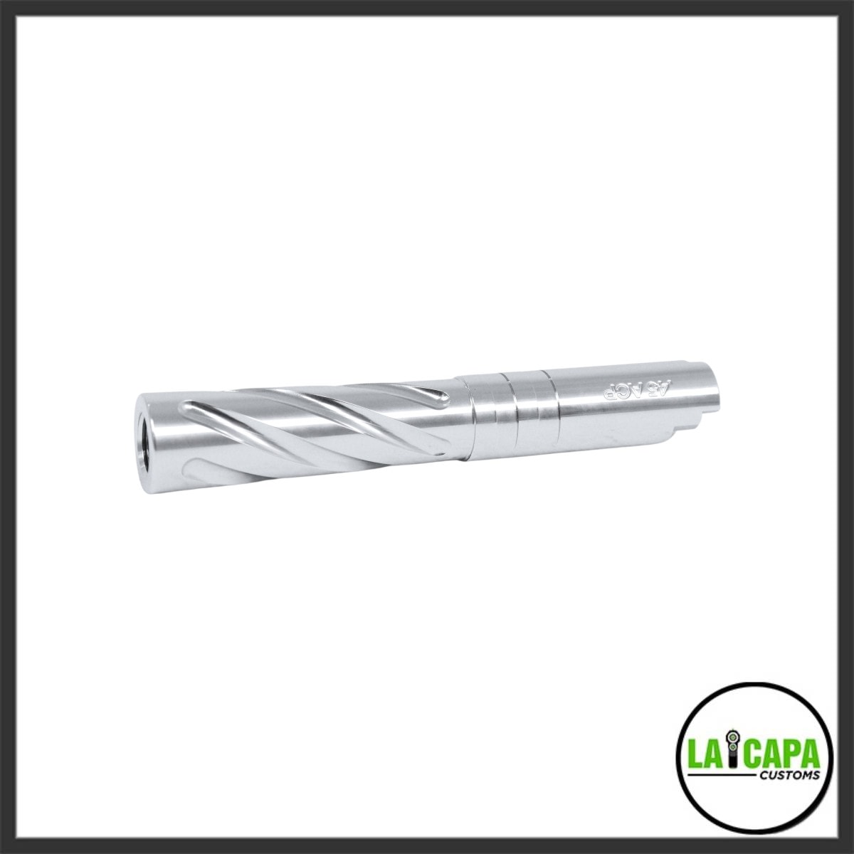 LA Capa Customs 4.3 Outer Barrel - silver chrome