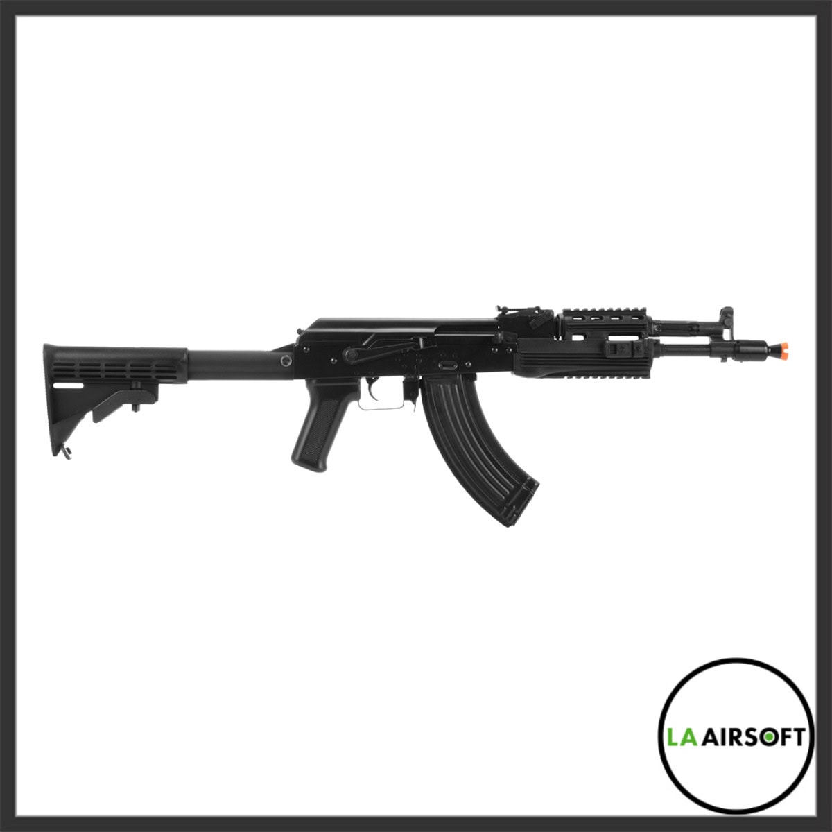 Lancer Tactical LCT AK104 Airsoft Steel AEG Airsoft Rifle w/ Folding Stock (Black)
