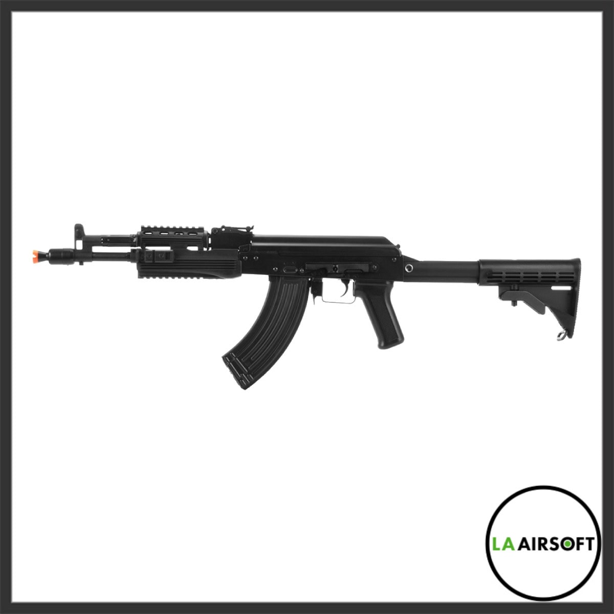 Lancer Tactical LCT AK104 Airsoft Steel AEG Airsoft Rifle w/ Folding Stock (Black)
