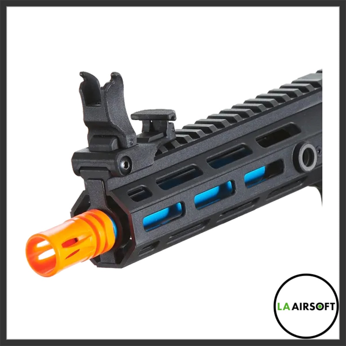 Lancer Tactical Gen 3 Hellion 7" M-LOK Airsoft AEG w/ Crane Stock