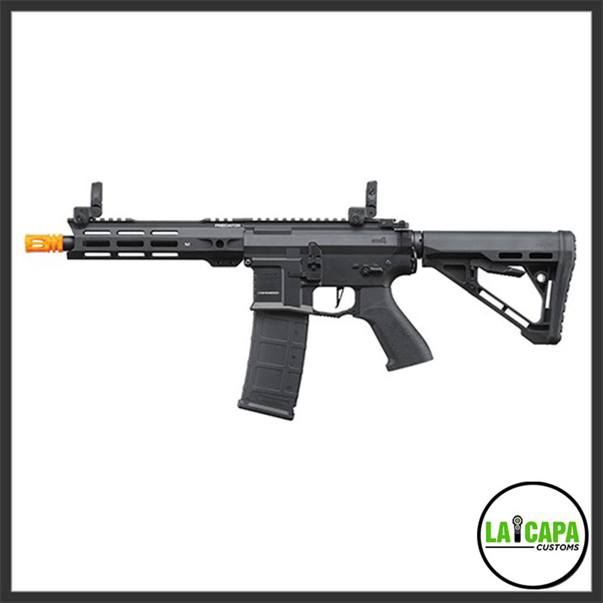 Lancer Tactical Gen 4 Predator 8" CQB AEG w/ Nebula II ETU