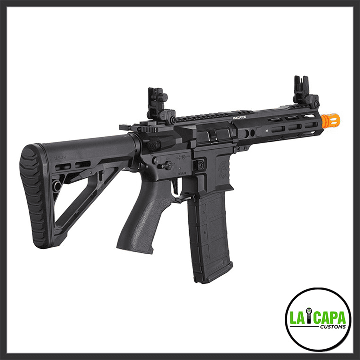 Lancer Tactical Gen 4 Predator 8" CQB AEG w/ Nebula II ETU