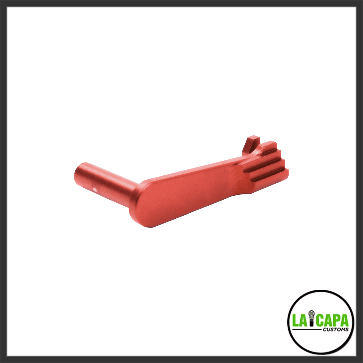 LA Capa Customs Aluminum Slide Stop - Red