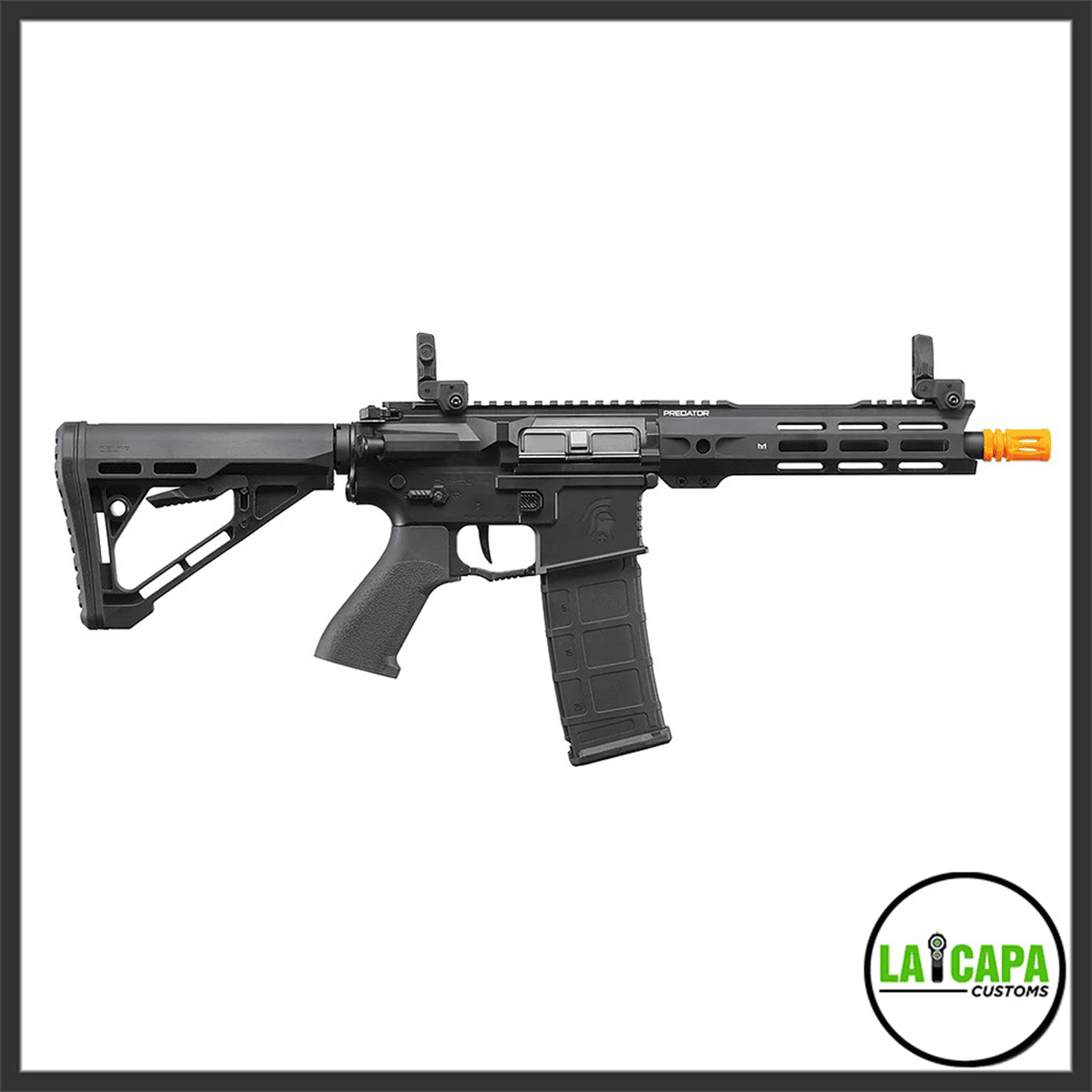 Lancer Tactical Gen 4 Predator 8" CQB AEG w/ Gate Aster II Bluetooth