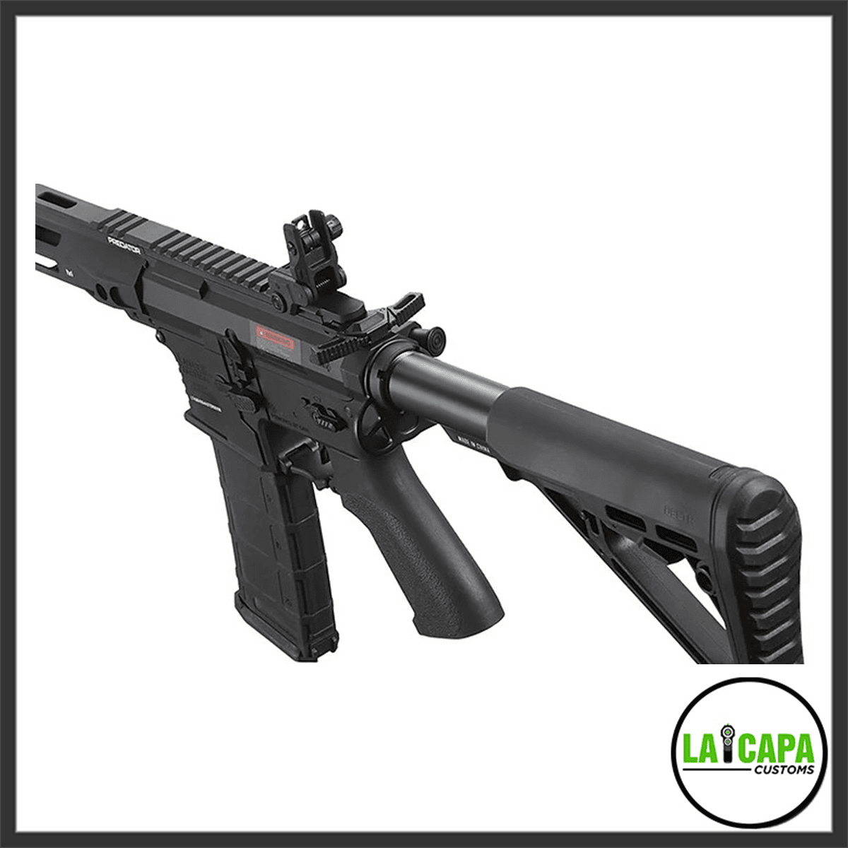 Lancer Tactical Gen 4 Predator 8" CQB AEG w/ Gate Aster II Bluetooth