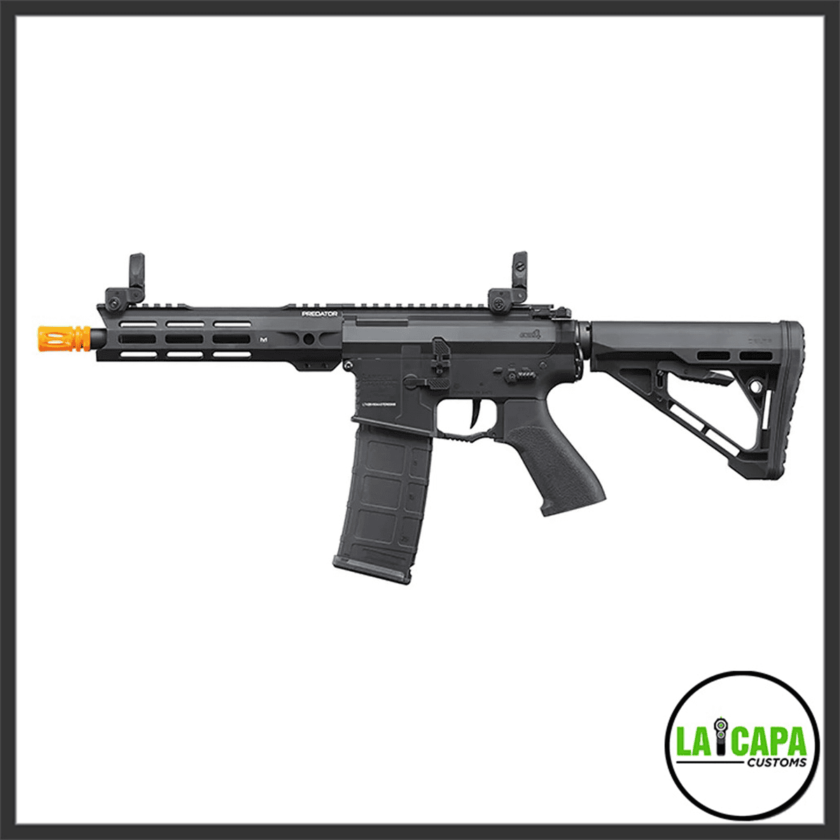 Lancer Tactical Gen 4 Predator 8" CQB AEG w/ Gate Aster II Bluetooth