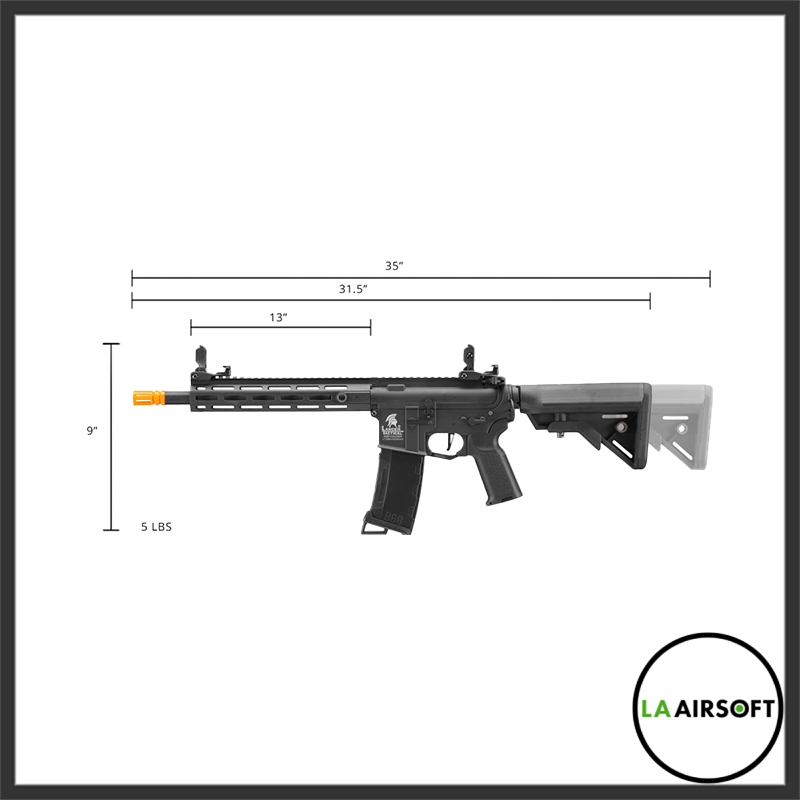 Lancer Tactical Gen 3 Hellion M-LOK 10" AEG