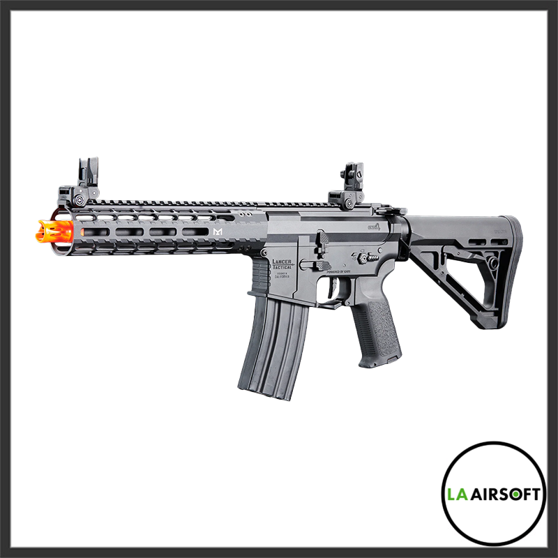 Lancer Tactical Gen 4 VALIANT Edition 9.5" SBR AEG Rifle with GATE Aster II