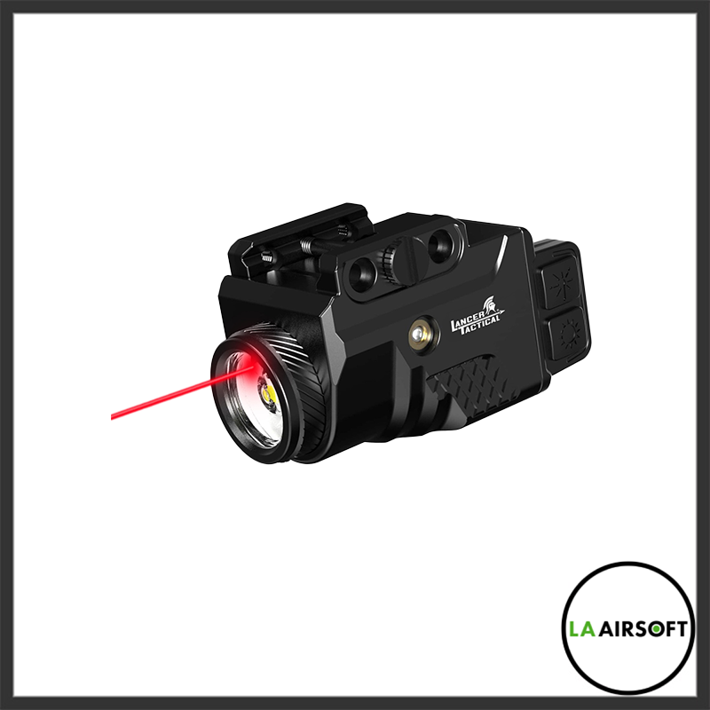 Lancer Tactical PL480 Tactical LED Pistol Light with Red Laser