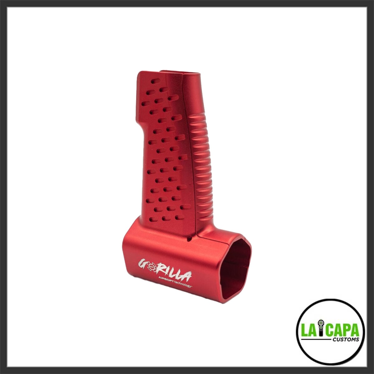 MAC MSG (Multireg Speedsoft Grip) Aluminum Grip red