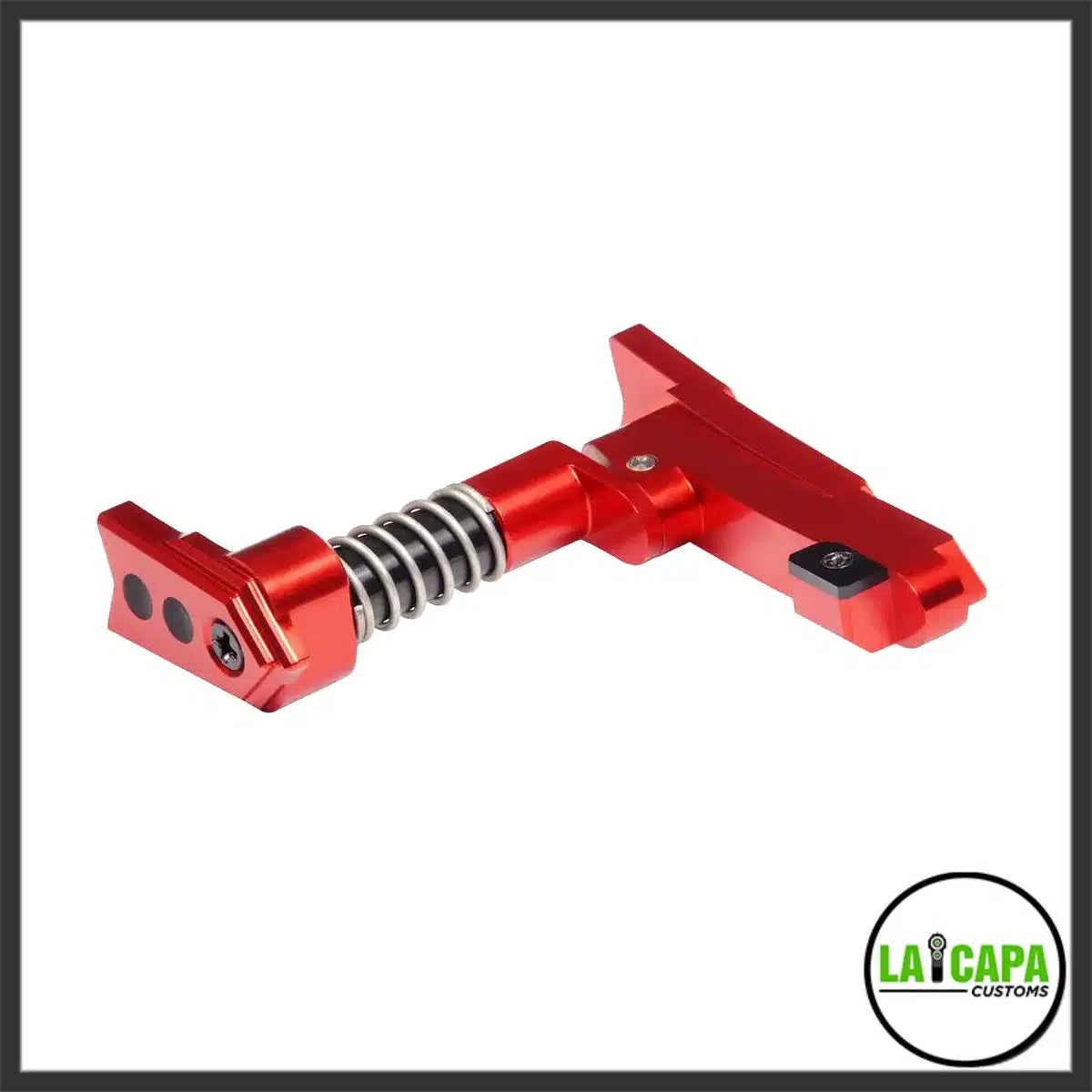 MAXX Model CNC Aluminum Magazine Release (Style A) red 1