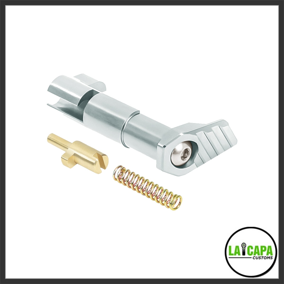 NexxSpeed Aluminum Magazine Catch for Hi Capa Silver