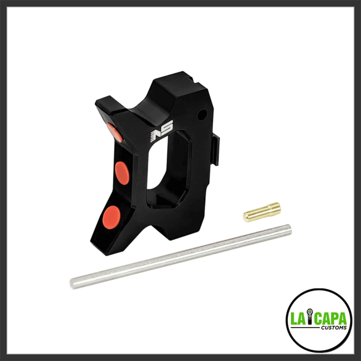 NexxSpeed Aluminum Speed Trigger (Style A) for Hi-CAPA - Black