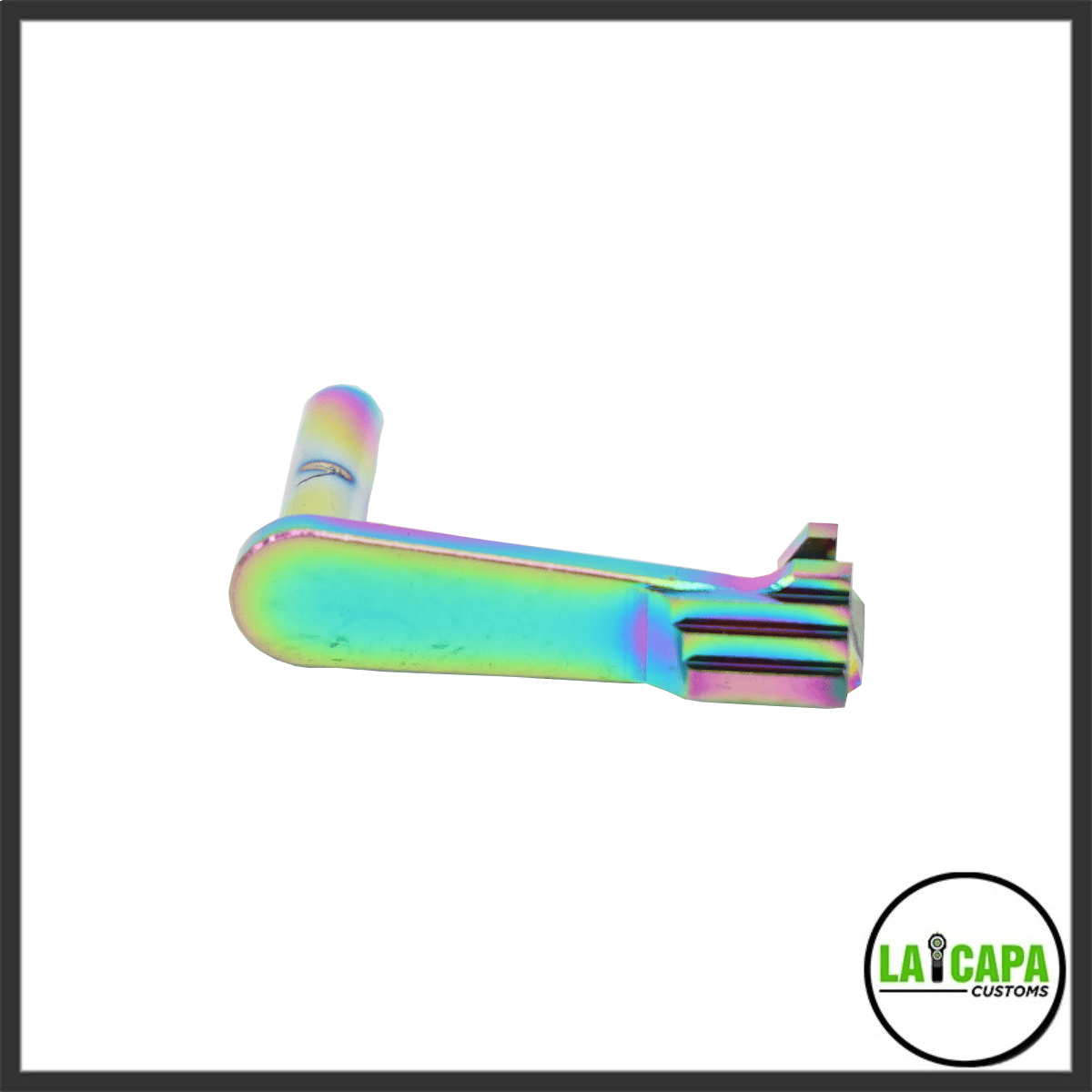 LA Capa Customs Aluminum Slide Stop - Rainbow