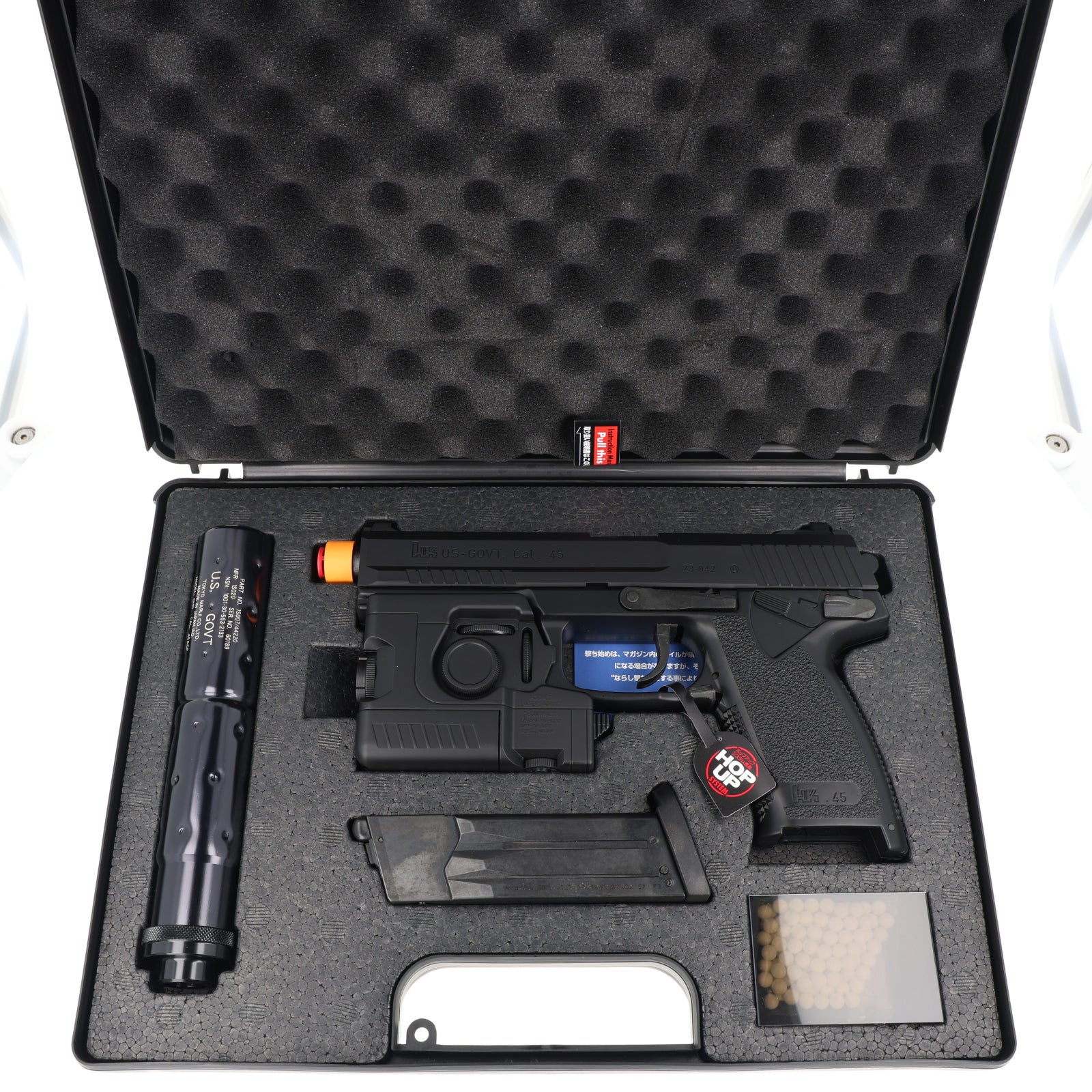 SOCOM M23 エアソフトガン フルセット Tokyo Marui Hi-Capa 4.3 Dual Stainless | GBB Pistol