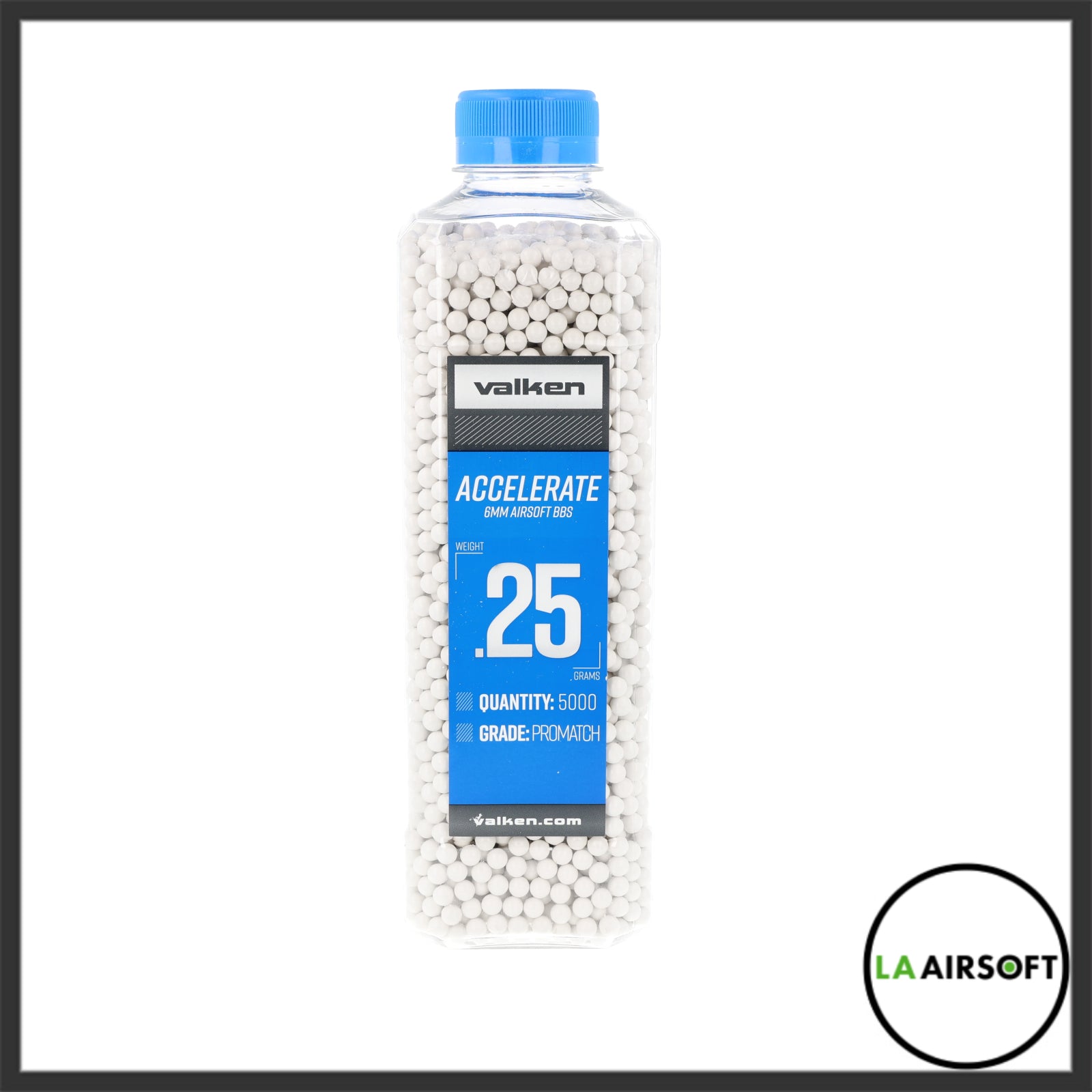 Valken Accelerate 0.25 5000ct White BB's