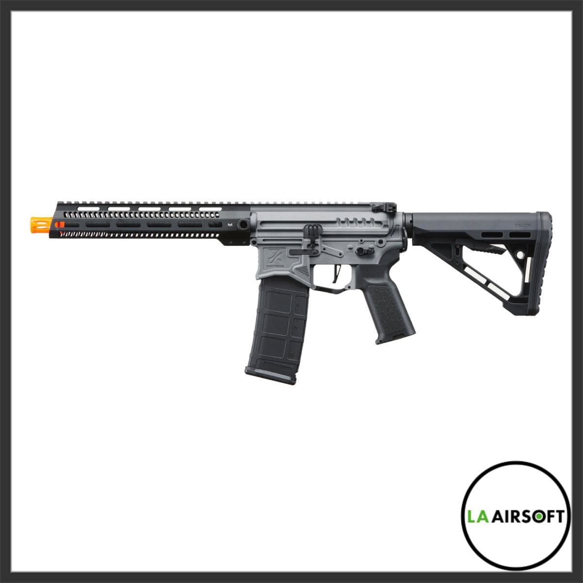 Zion Arms R15 Mod 1 Long Rail Airsoft Rifle with Delta Stock