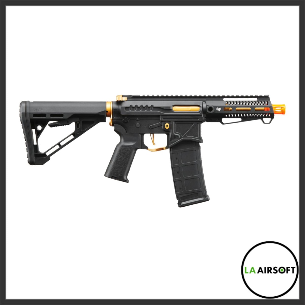 Zion Arms R15 Mod 1 Short Barrel Airsoft Rifle with Delta Stock