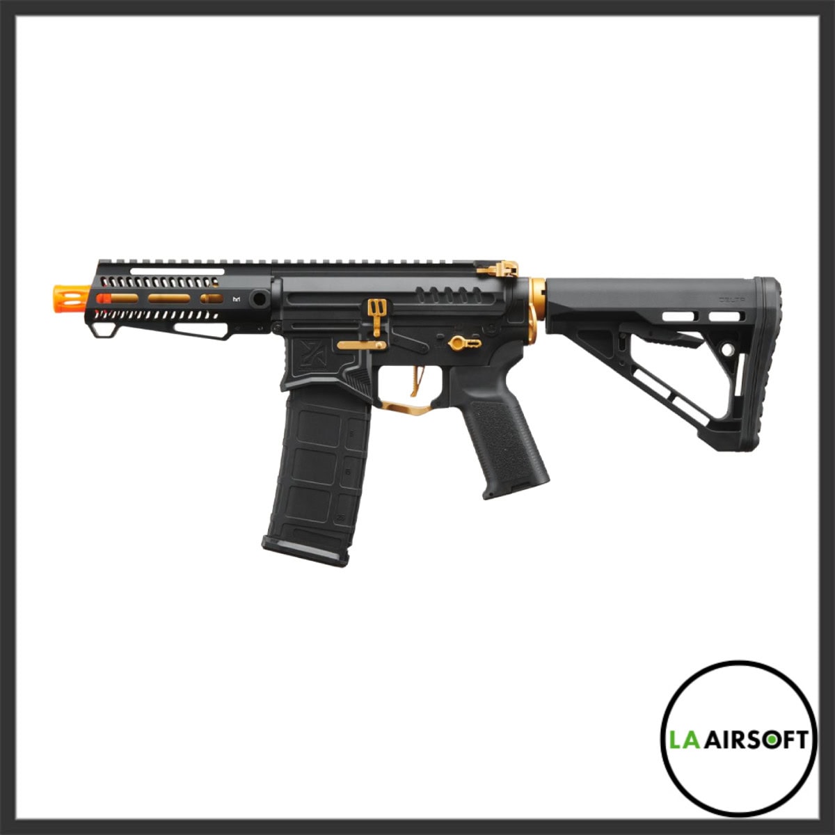 Zion Arms R15 Mod 1 Short Barrel Airsoft Rifle with Delta Stock