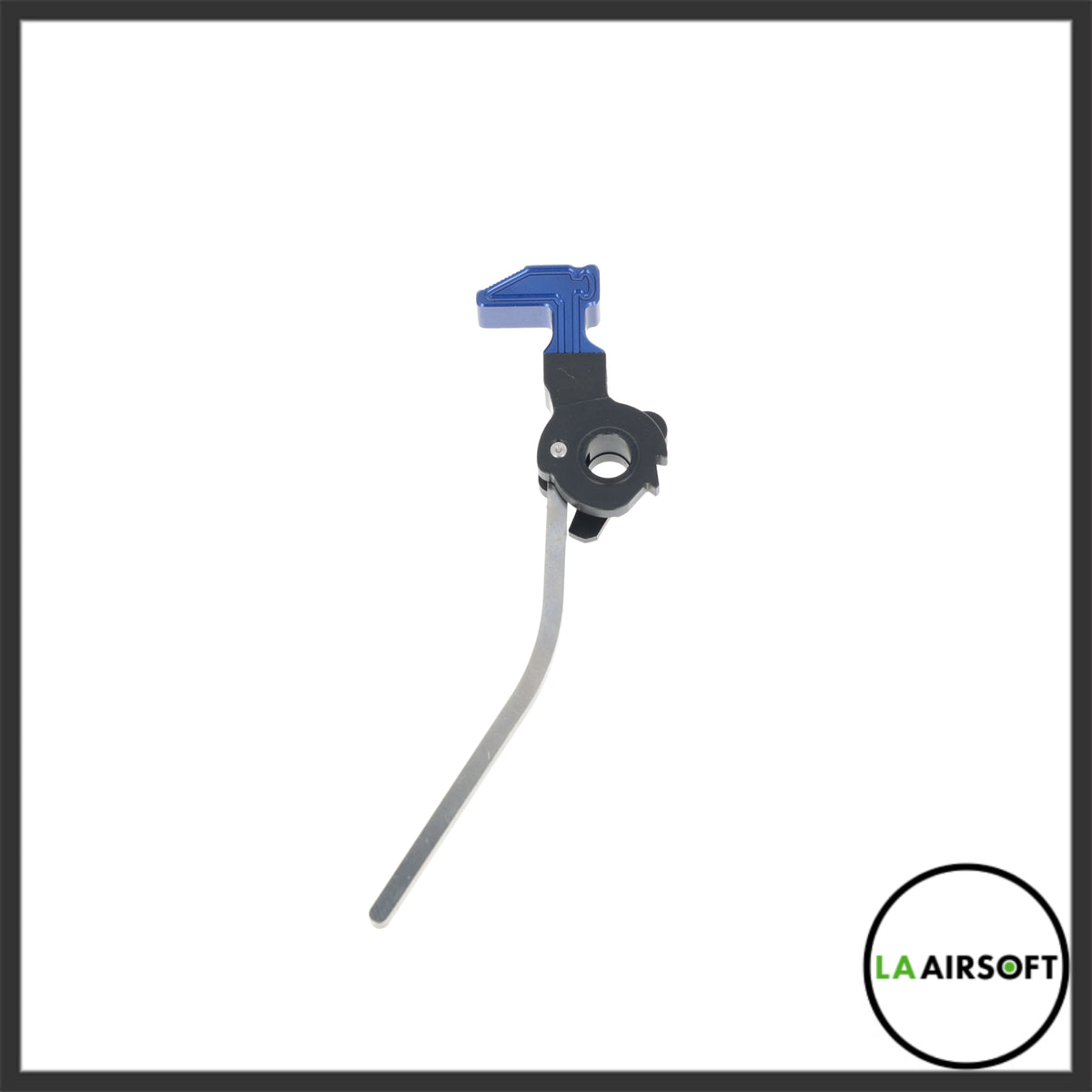 Dr. Black Hammer and Strut Set for Hi Capa in dark blue, showing the hammer and curved strut assembly against a white background.