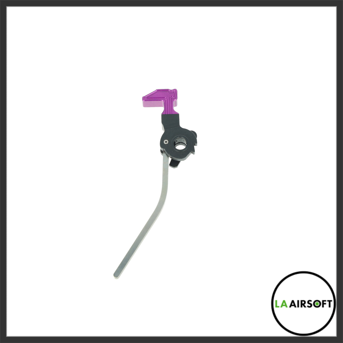 Dr. Black Hammer and Strut Set for Hi Capa in purple, showing the hammer and curved strut assembly against a white background.