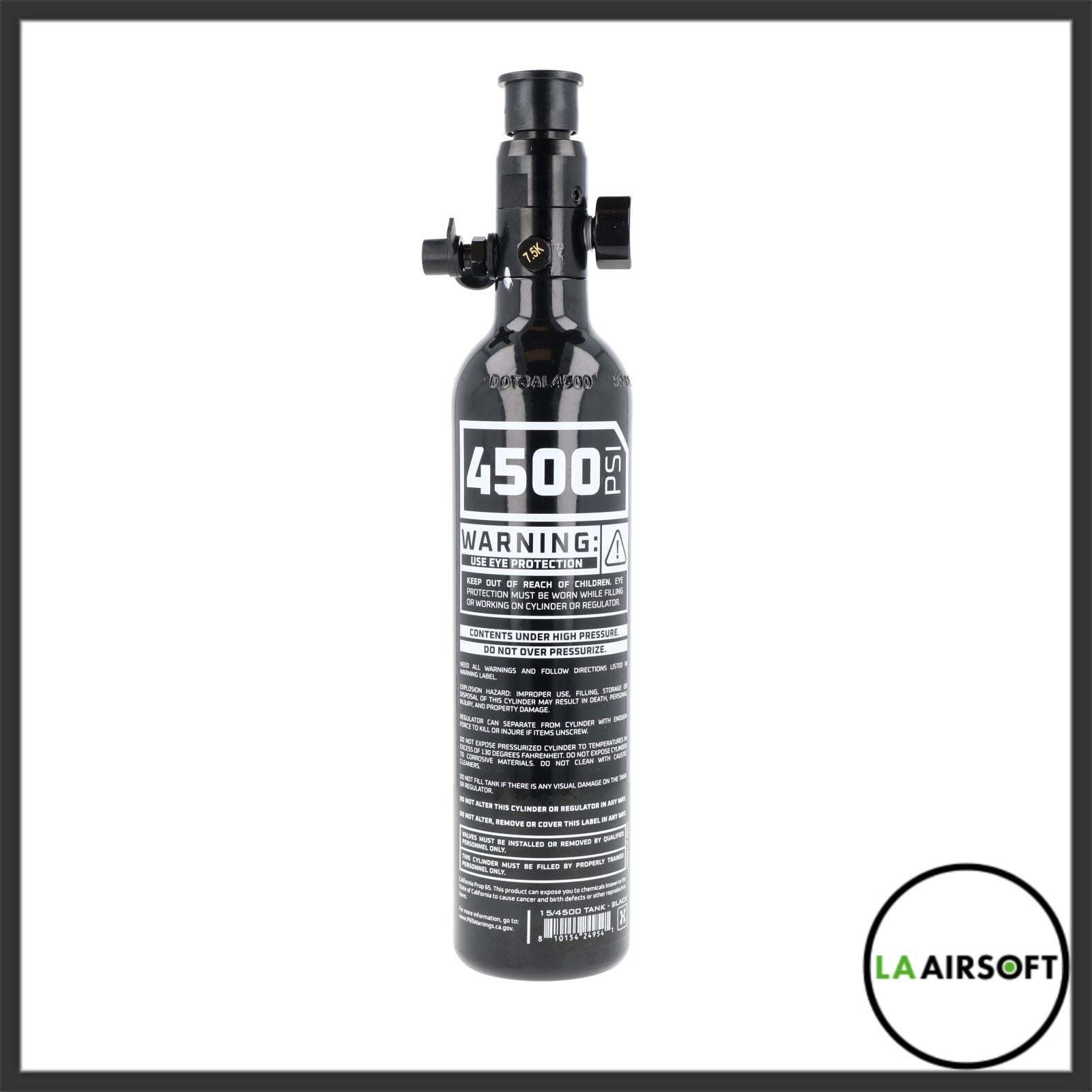HK Army 15ci / 4500psi Aluminum Compressed Air Tank - Black