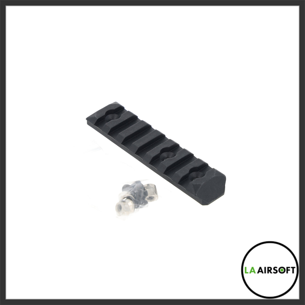 PTS Enhanced Rail Section (Keymod) 7 Slots - Black