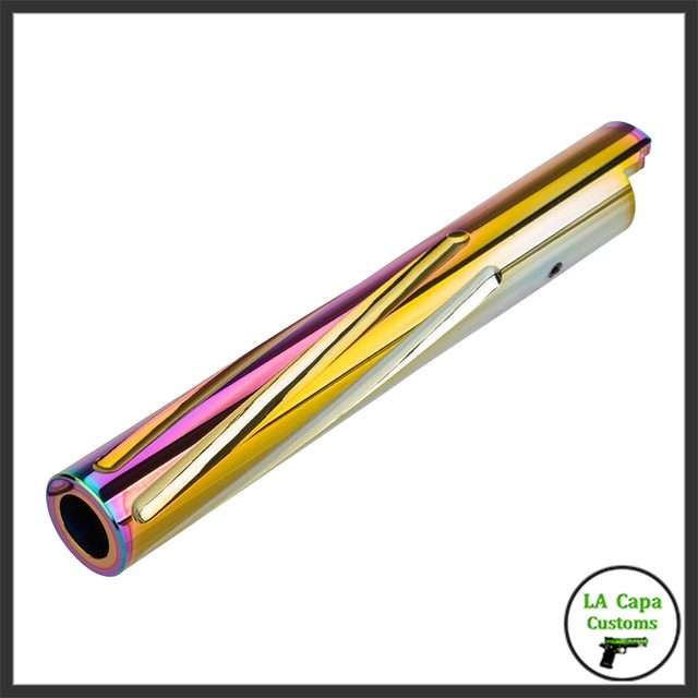 Nine Ball Fixed Aluminum 5.1 Fluted Outer Barrel - Rainbow