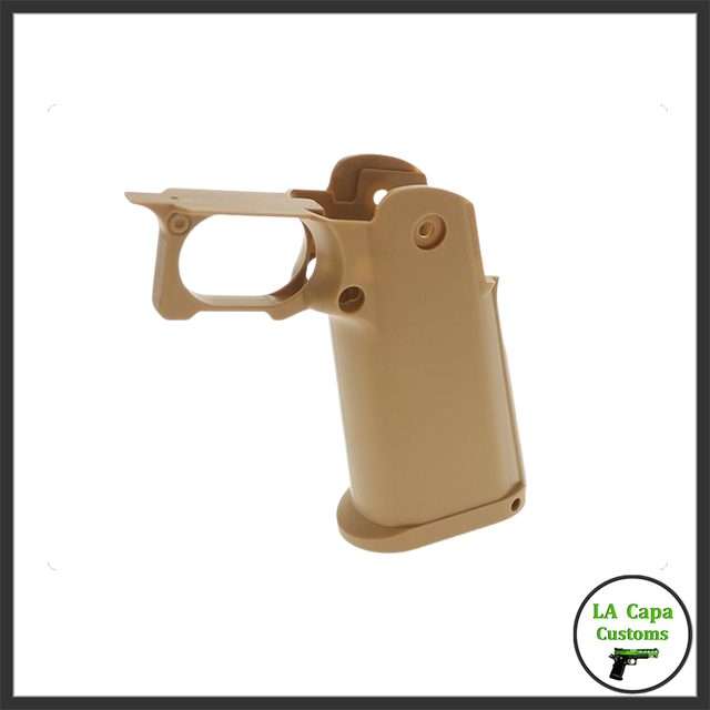 CowCow Custom Plastic Grip for Hi Capa (Tan/Sand)