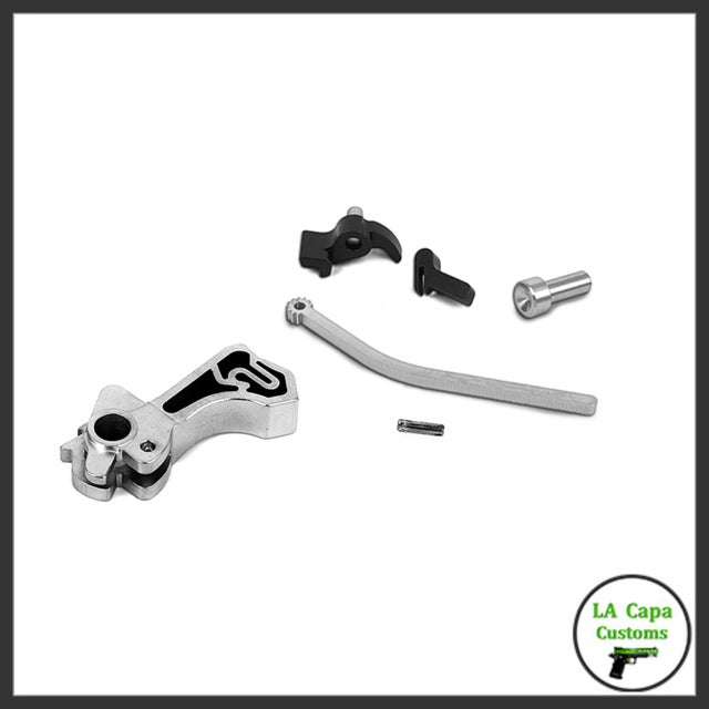 Airsoft Masterpiece CNC Steel Hammer Set (Infinity SV) - Silver