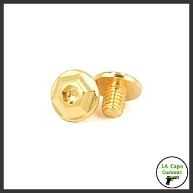 Airsoft Masterpiece Infinity Grip Screws - Gold