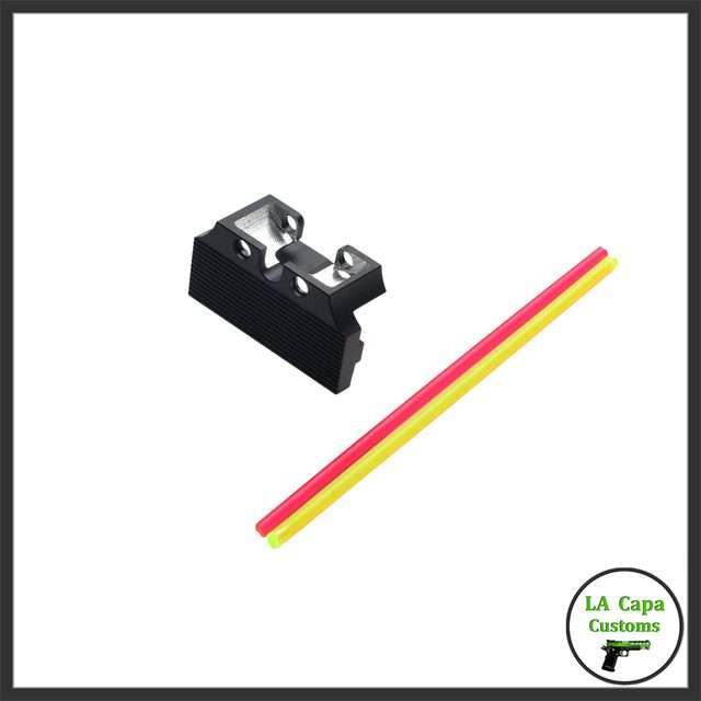 CowCow Fiber Optic Rear Sight Plate for 5.1 Hi Capa