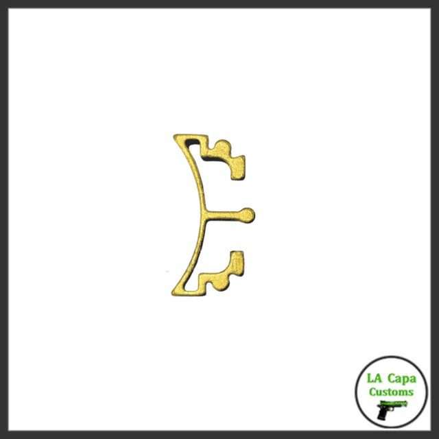 Airsoft Masterpiece Aluminum SV Puzzle Trigger Long Curve - Gold