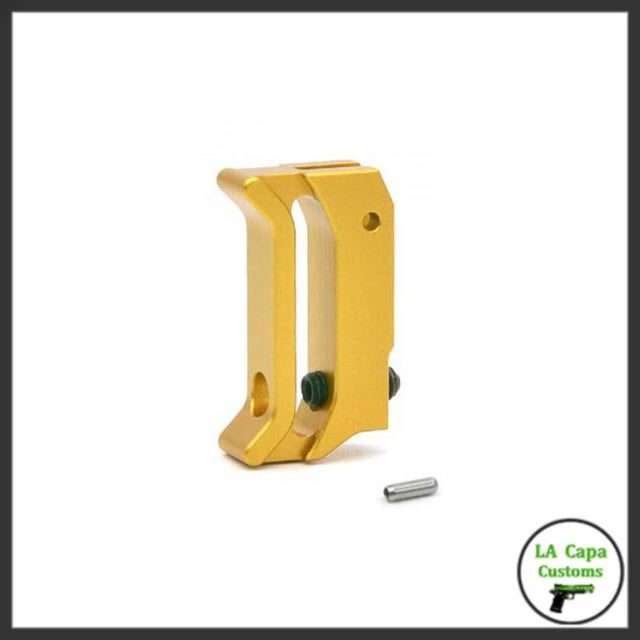 AIP Aluminum Short Flat Trigger (Type U) - Gold