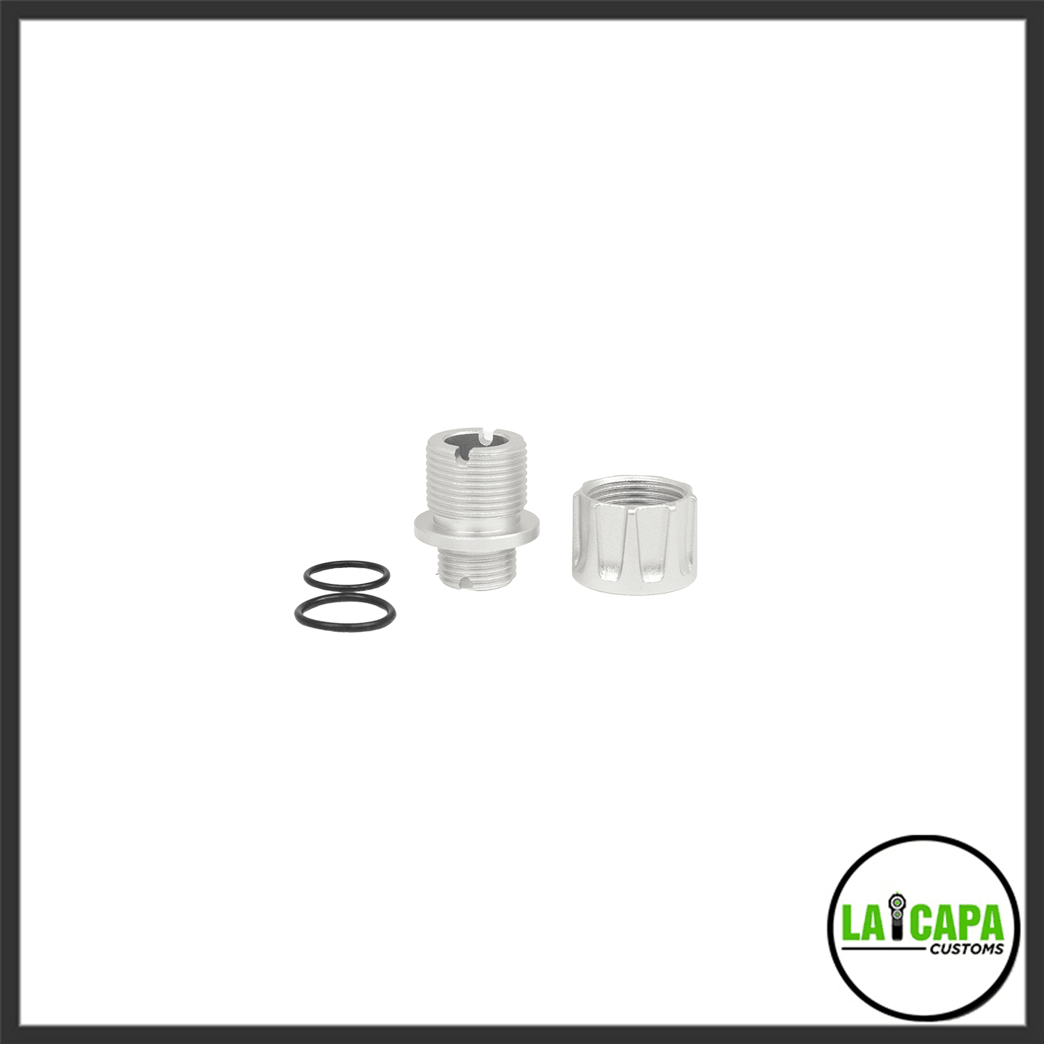 LA Capa Customs Thread Adapter - Silver