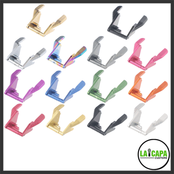LA Capa Customs 7075 Ambi / Single Safeties for Hi Capa