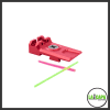 LA Capa Customs Lightweight Rear Sight - Red